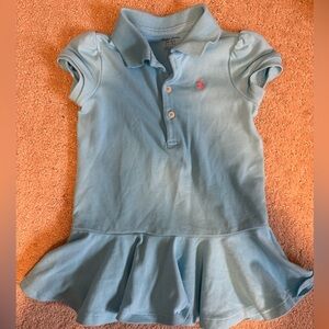 Ralph Lauren Light Blue Polo Dress for Kids